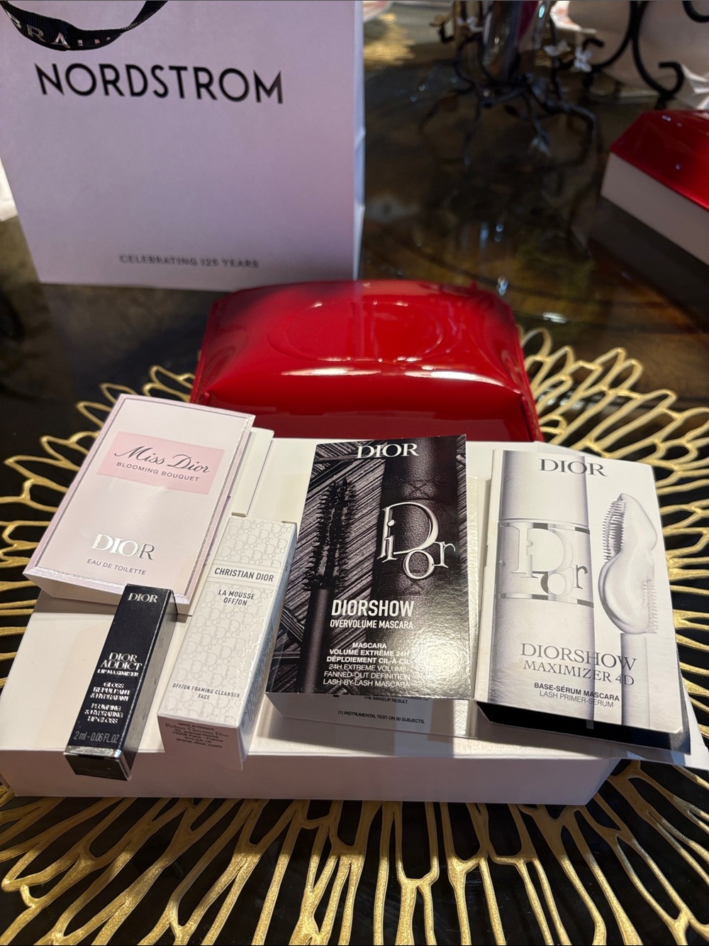 Dior Skincare & Makeup Collection in Pink, Black and Red